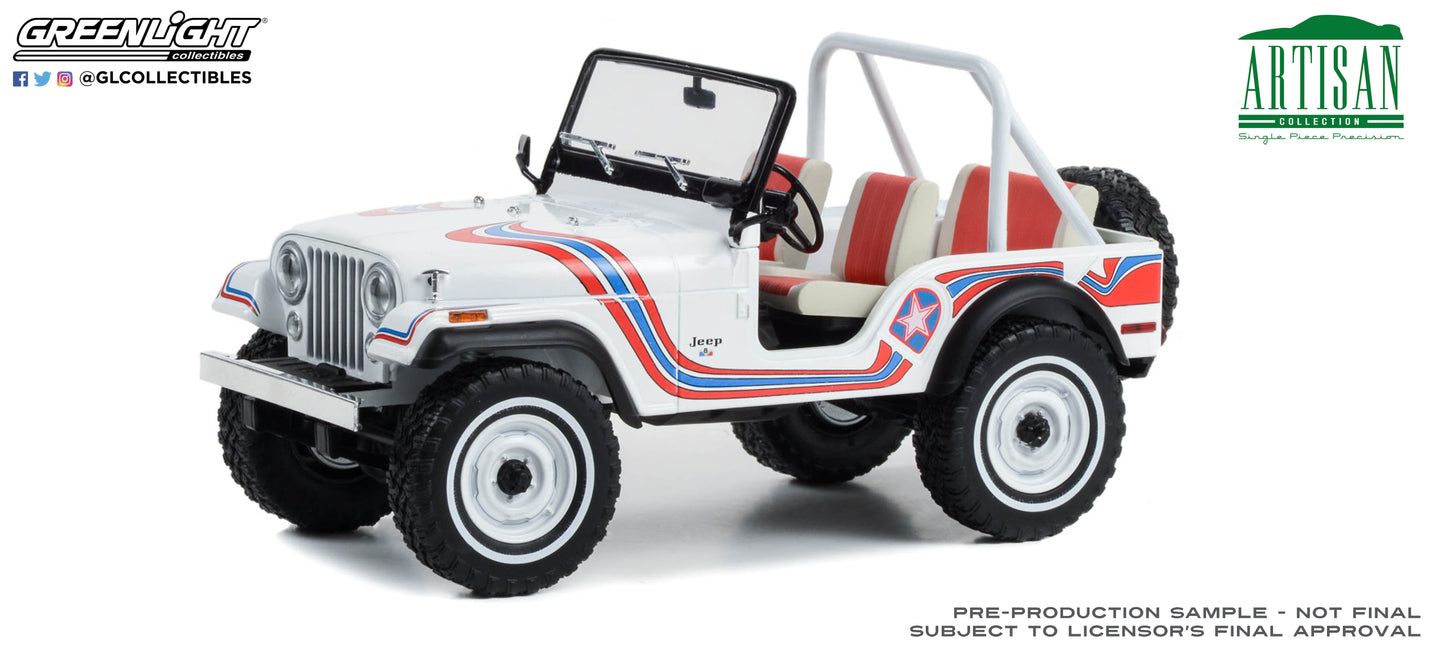 GreenLight 1:18 Artisan Collection - 1973 Jeep CJ-5 “Super Jeep” 19129