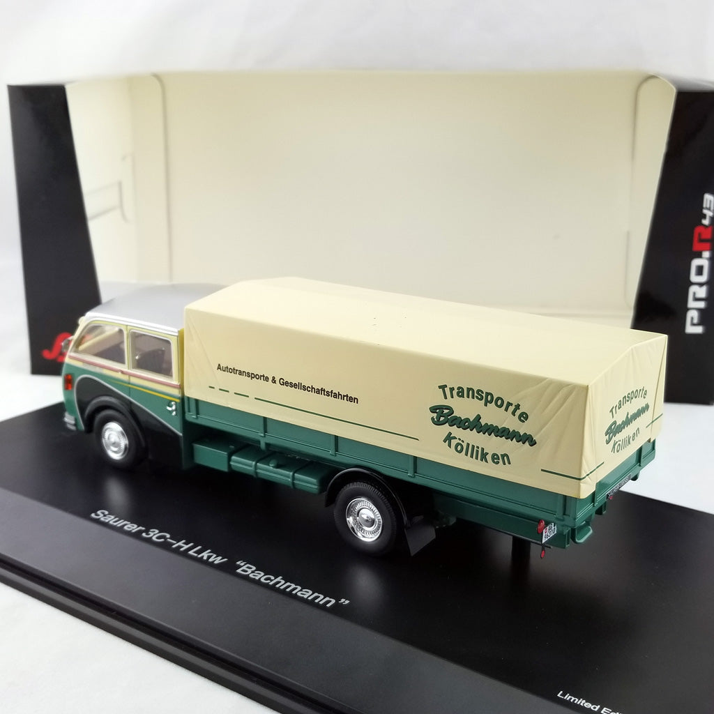 Schuco 1:43 Saurer 3C-H Truck Bachmann 450900700 (Damaged / Clearance Final Sale)