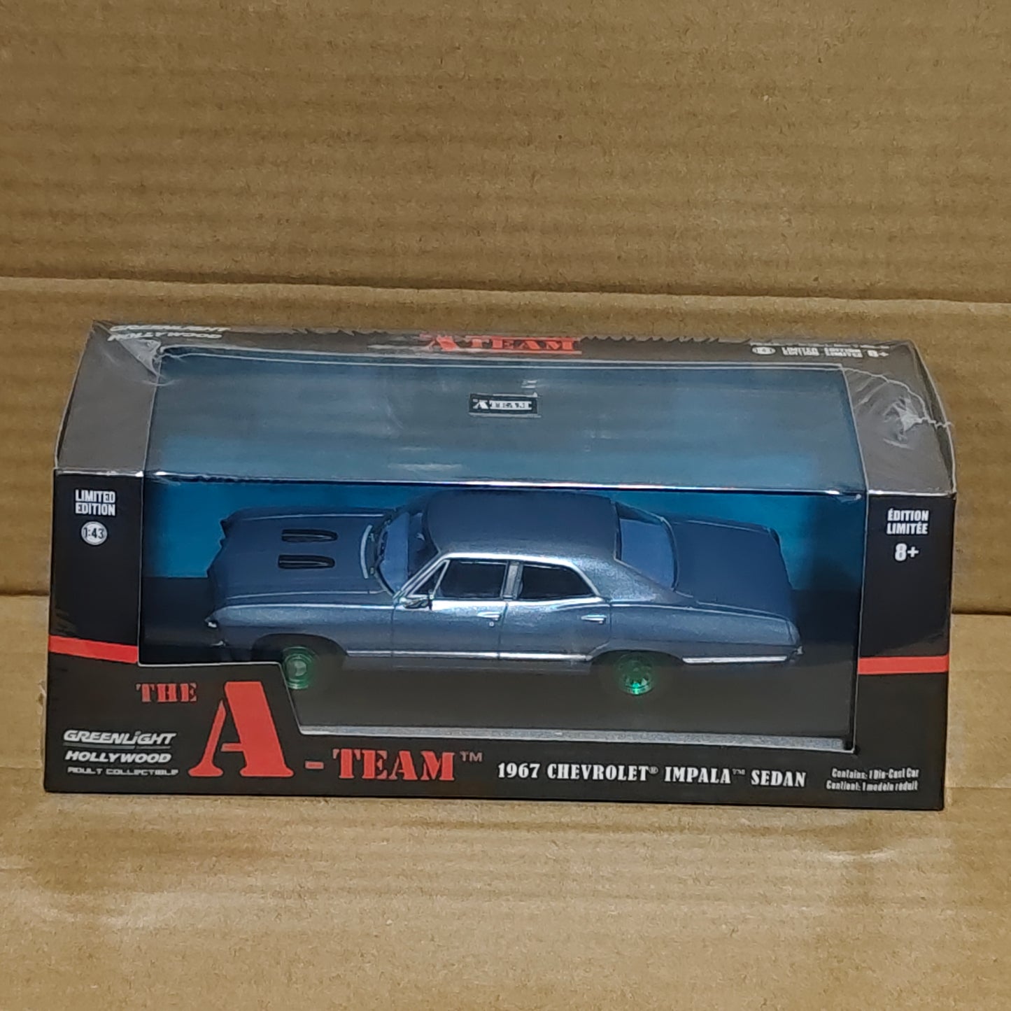 GreenLight Green Machine 1:43 The A-Team (1983-87 TV Series) - 1967 Chevrolet Impala Sedan 86527