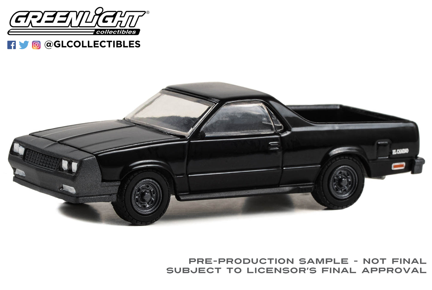 GreenLight 1:64 Black Bandit Series 28 - 1978 Chevrolet El Camino Super Sport 28130-B