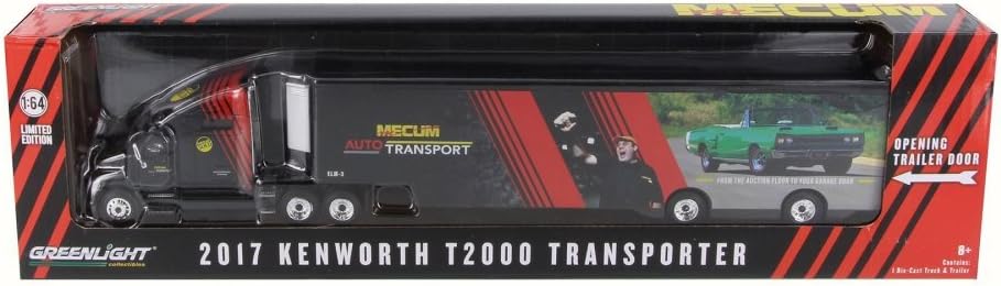 GreenLight 1:64 2017 Kenworth T2000 Mecum Auctions 'Mecum Auto Transport' Transporter 29928