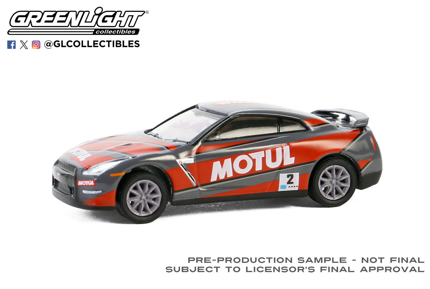 GreenLight 1:64 2015 Nissan GT-R (R35) - MOTUL (Hobby Exclusive) 30490
