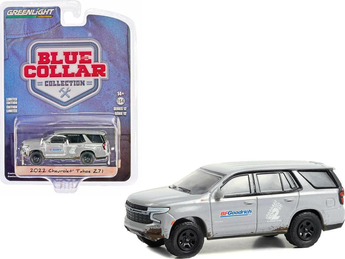 GreenLight 1:64 Blue Collar Collection Series 12 - 2022 Chevrolet Tahoe Z71 - BFGoodrich 35260-F