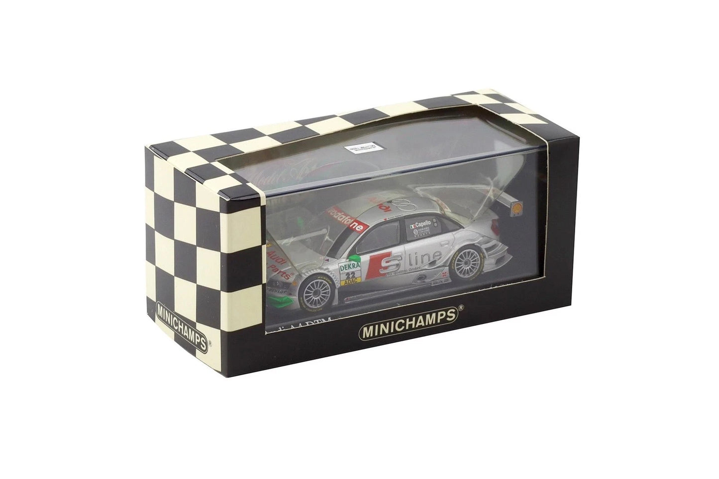 Minichamps 1:43 Audi A4 Rinaldo Capello Audi Sport Infineon Team Joest #22 DTM Shanghai 2004 400041422