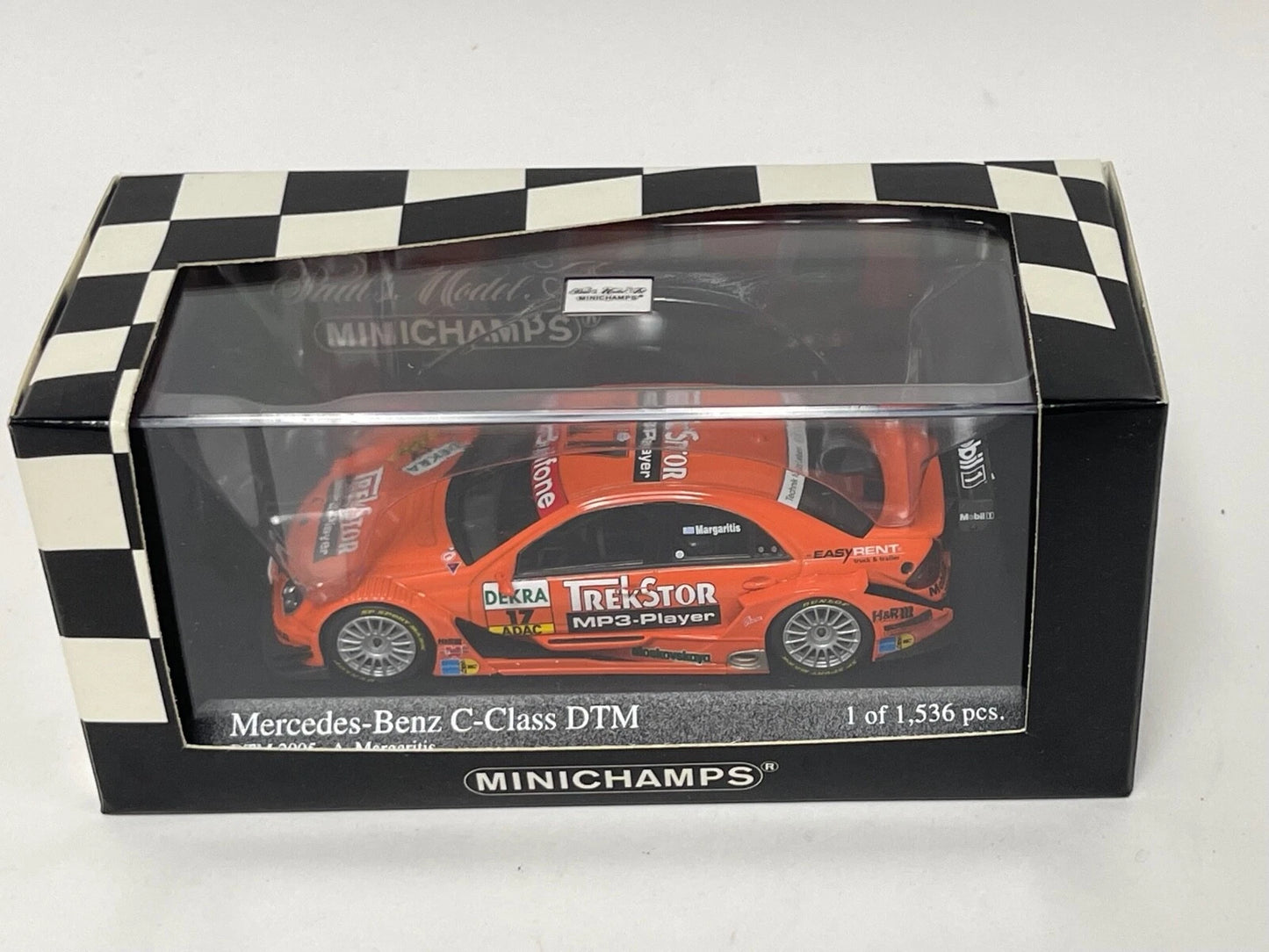 Minichamps 1:43 Mercedes-Benz C-Class Alexandros Margaritis Team Muecke Motorsport #17 DTM 2005 400053417