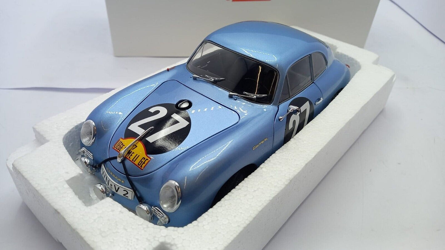 Schuco 1:18 Porsche 356 A Carrera Coupe #27 Robert Buchet/Paul Ernst Strahle Winner Rallye Liege - Rome - Liege 1959 450031900