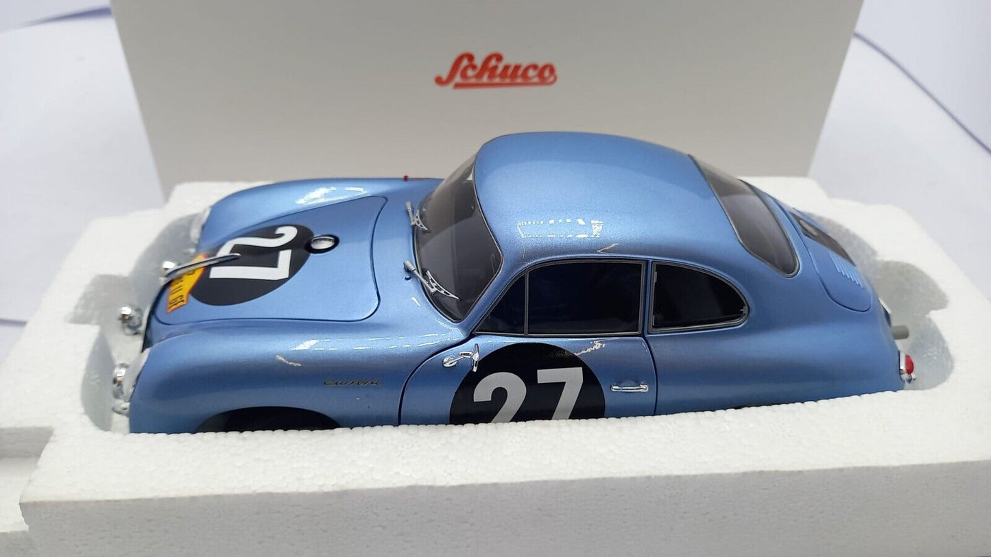 Schuco 1:18 Porsche 356 A Carrera Coupe #27 Robert Buchet/Paul Ernst Strahle Winner Rallye Liege - Rome - Liege 1959 450031900