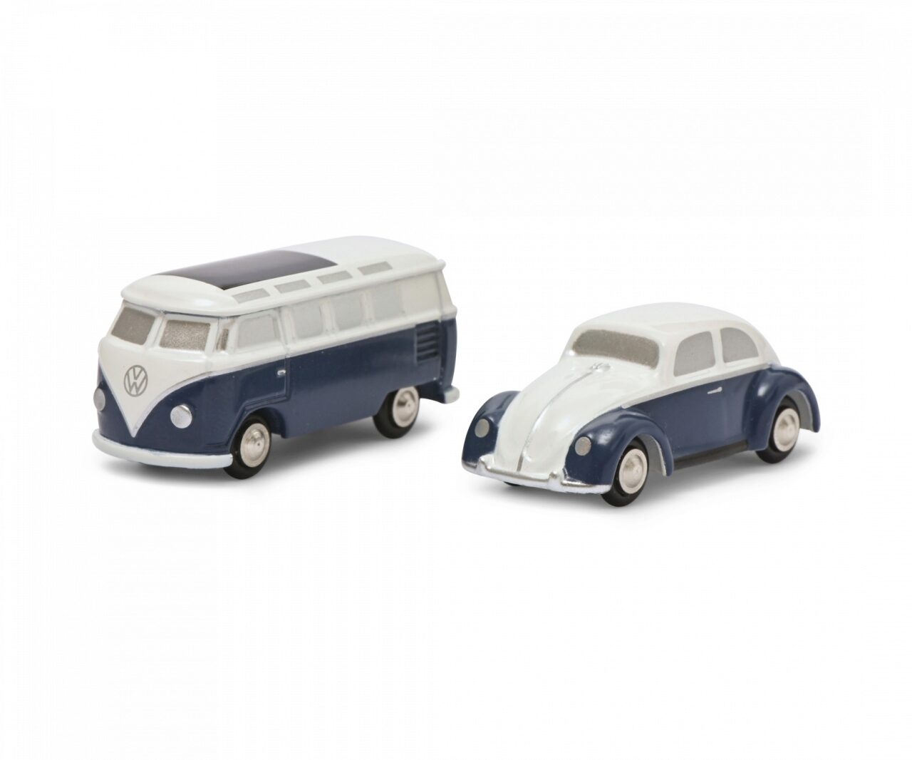 Schuco Piccolo 2-Vehicle Volkswagen Set - Beetle + T1 Samba 450514600