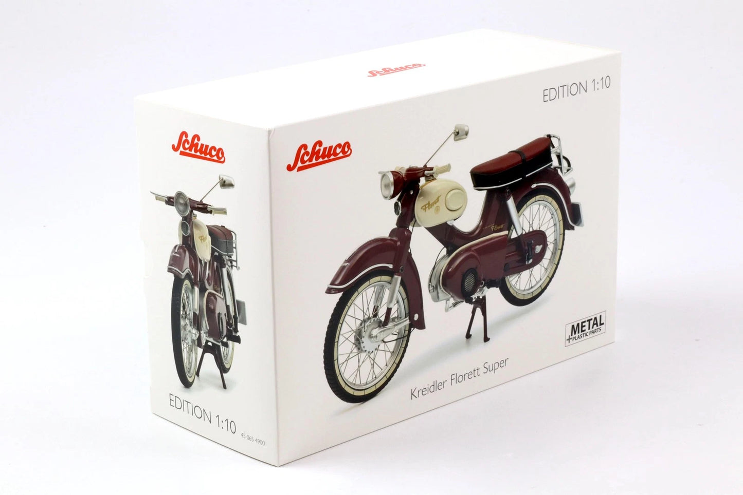 Schuco 1:10 Kreidler Florett Dark Red Motorcycle 450654900