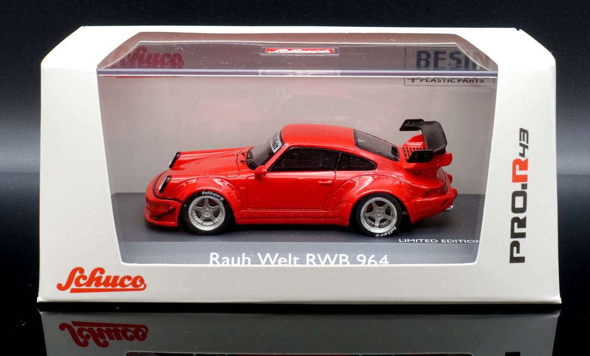 Schuco 1:43 RAUH-Welt RWB Porsche 911 964 Red 450911300