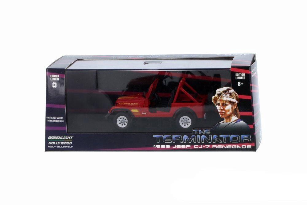 GreenLight 1:43 The Terminator (1984) - Sarah Connor s 1983 Jeep CJ-7 Renegade 86533