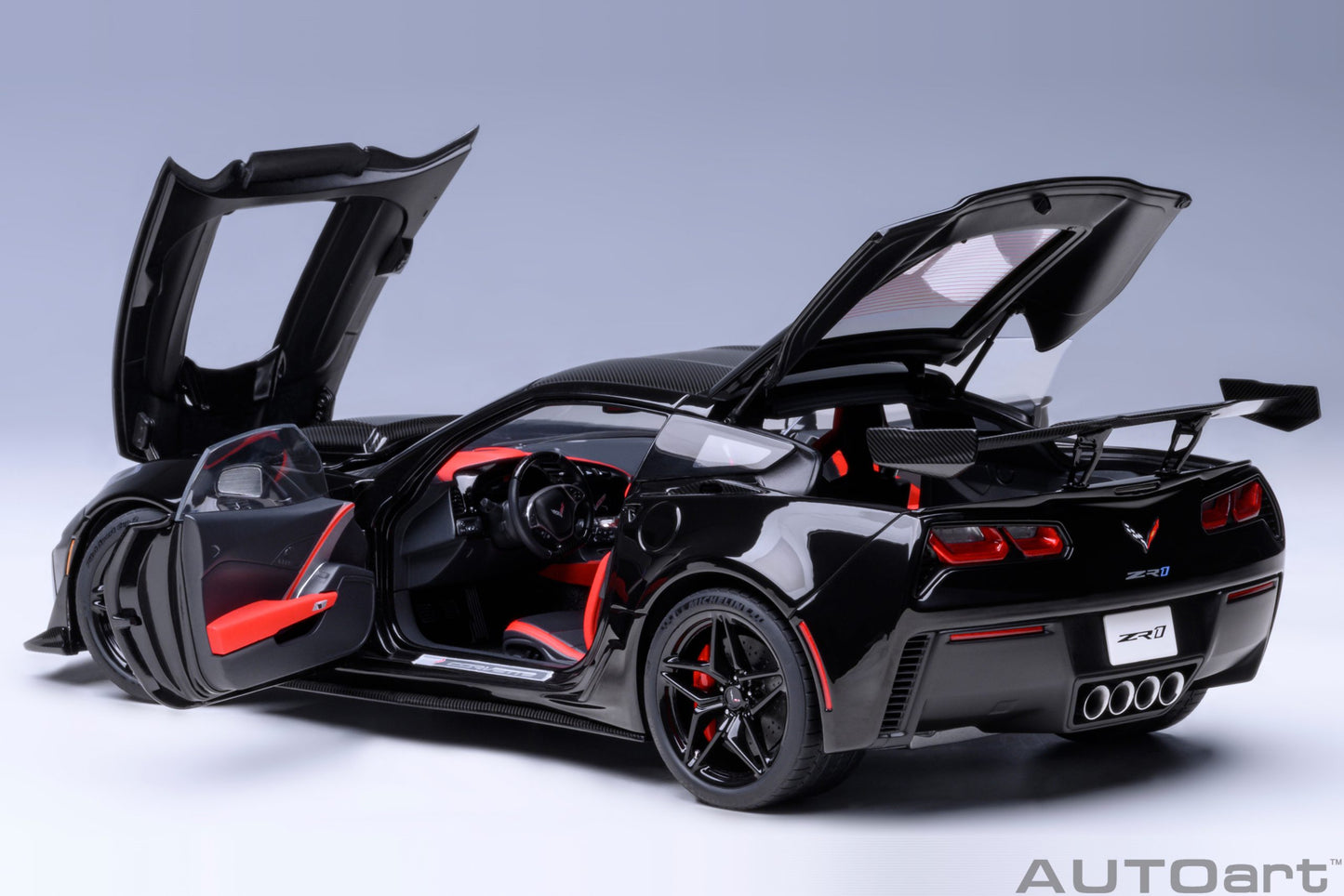 AUTOart 1:18 Chevrolet Corvette C7 ZR1 (Black) 71276