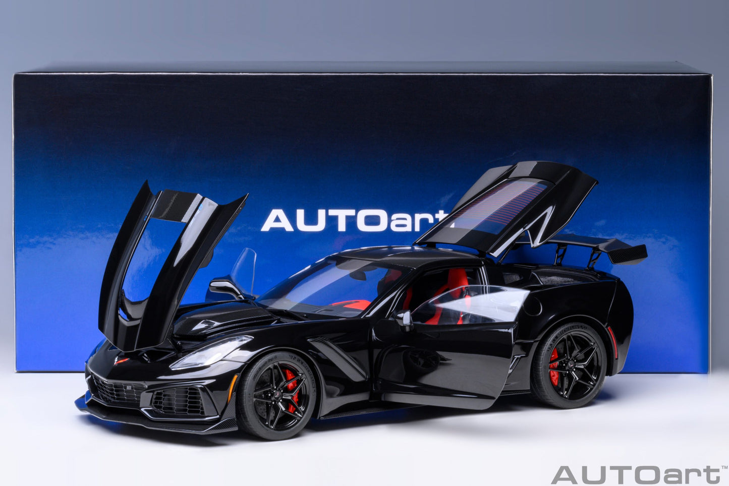 AUTOart 1:18 Chevrolet Corvette C7 ZR1 (Black) 71276