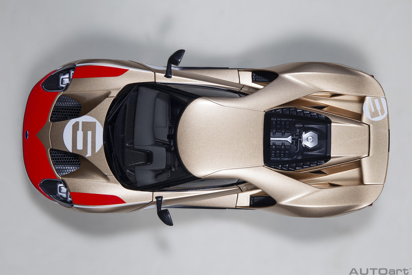 AUTOart 1:18 Ford GT #5 2022 Holman Moody Heritage Edition (Holman Woody Gold) 72928