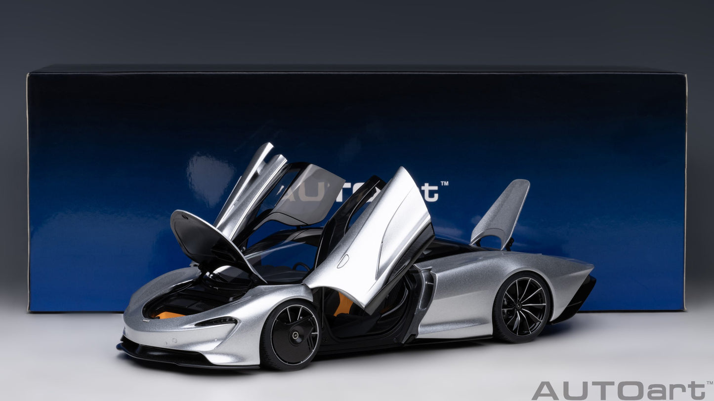 AUTOart 1:18 McLaren Speedtail (Supernova Silver) 76090
