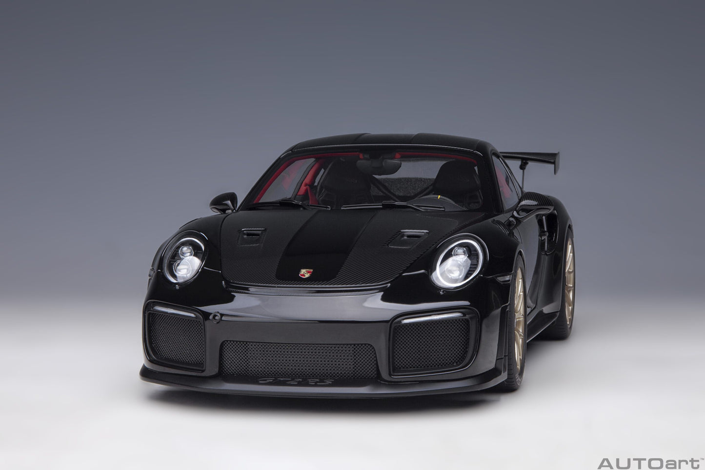 AUTOart 1:18 Porsche 911 (991.2) GT2 RS Weissach Package (Black) 78186