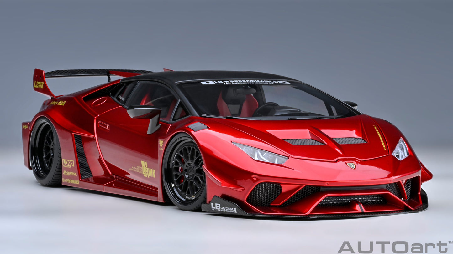 AUTOart 1:18 Liberty Walk LB Silhouette Lamborghini Huracan GT (Red) 79126