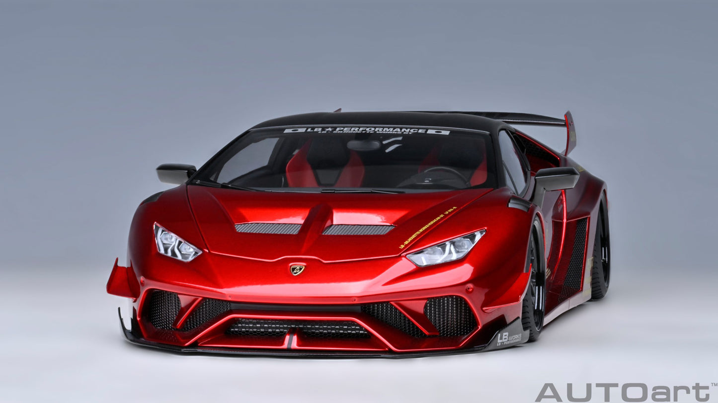 AUTOart 1:18 Liberty Walk LB Silhouette Lamborghini Huracan GT (Red) 79126