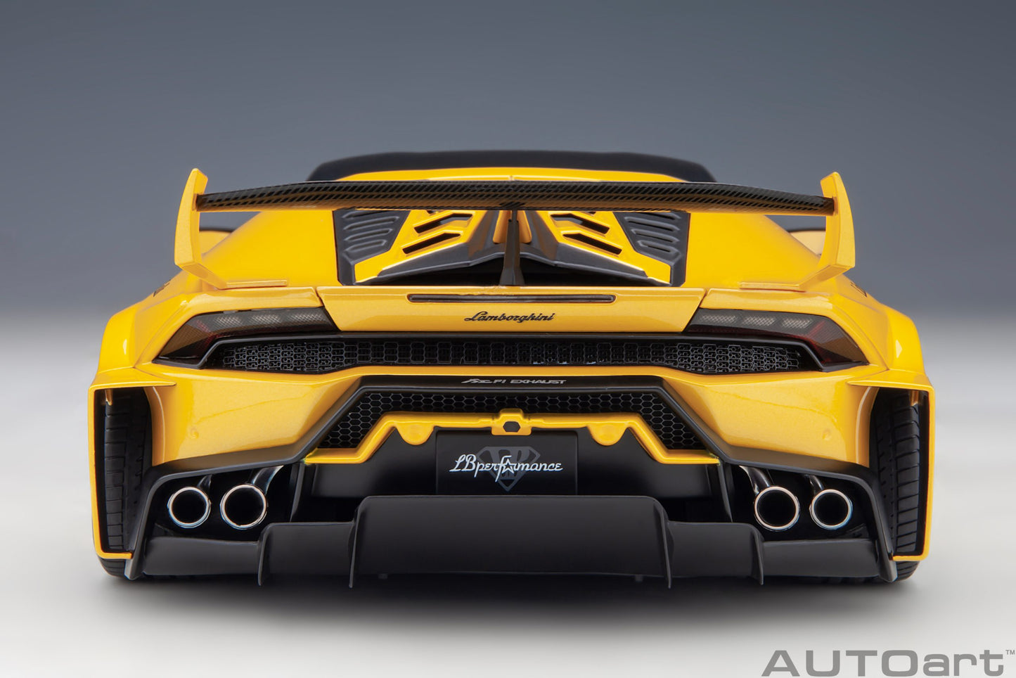 AUTOart 1:18 Liberty Walk LB Silhouette Lamborghini Huracan GT (Metallic Yellow) 79127