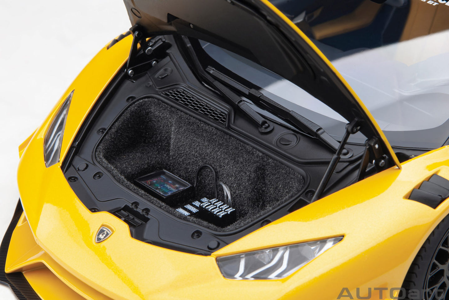 AUTOart 1:18 Liberty Walk LB Silhouette Lamborghini Huracan GT (Metallic Yellow) 79127