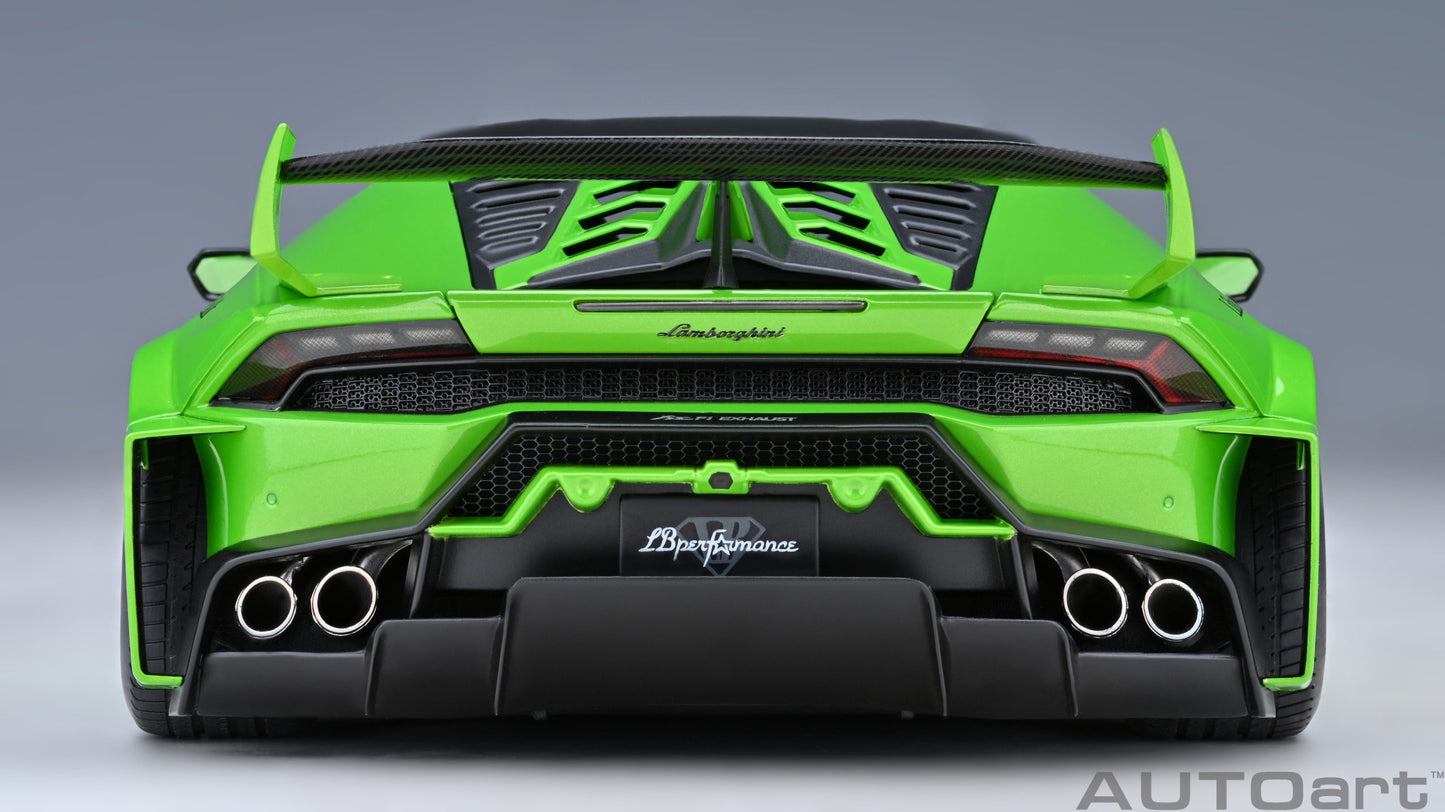 AUTOart 1:18 Liberty Walk LB Silhouette Lamborghini Huracan GT (Pearl Green) 79128