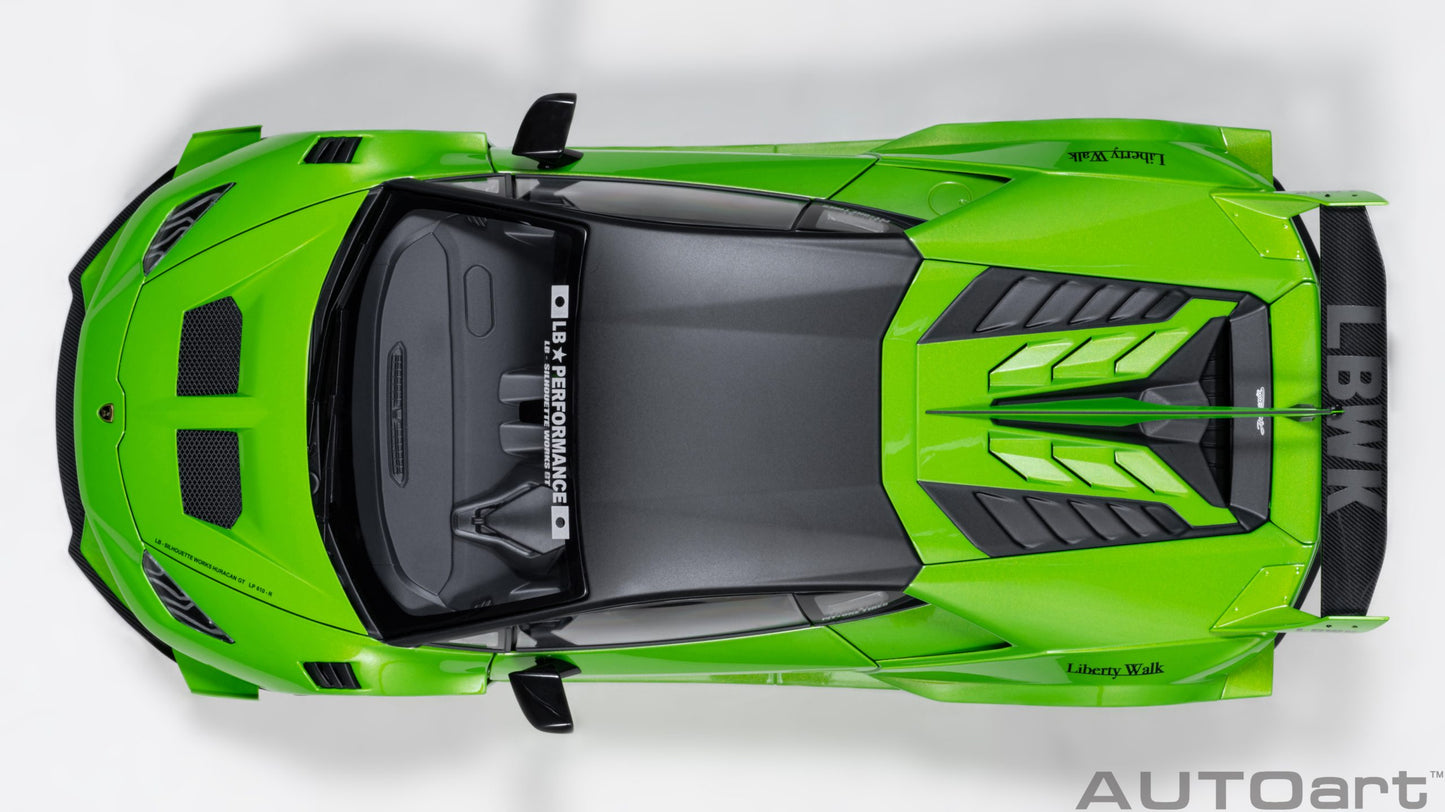 AUTOart 1:18 Liberty Walk LB Silhouette Lamborghini Huracan GT (Pearl Green) 79128