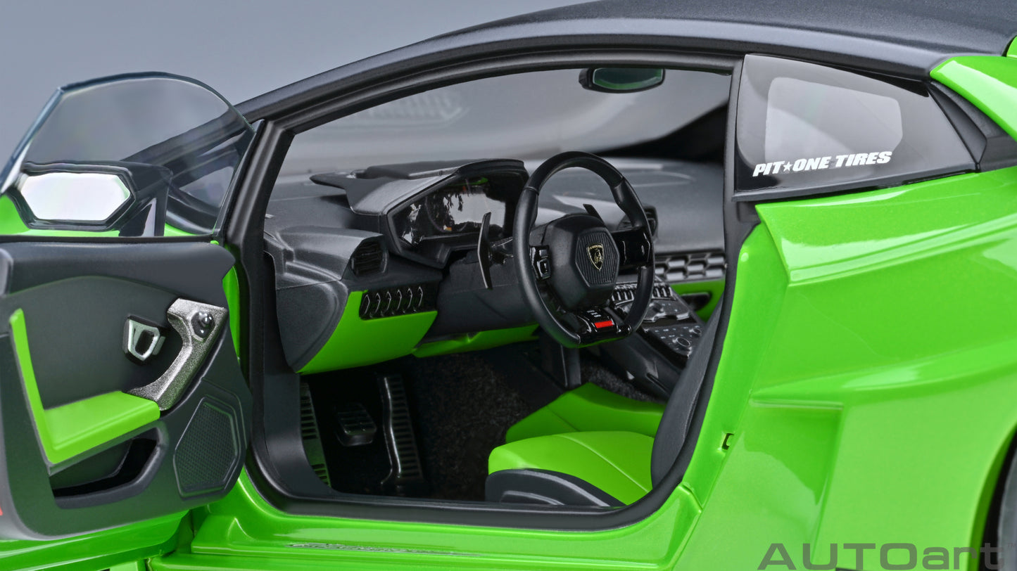 AUTOart 1:18 Liberty Walk LB Silhouette Lamborghini Huracan GT (Pearl Green) 79128