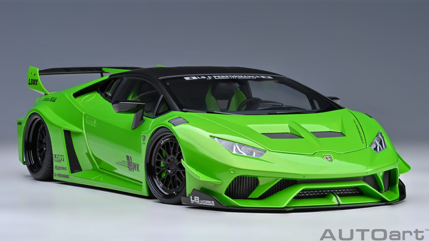 AUTOart 1:18 Liberty Walk LB Silhouette Lamborghini Huracan GT (Pearl Green) 79128