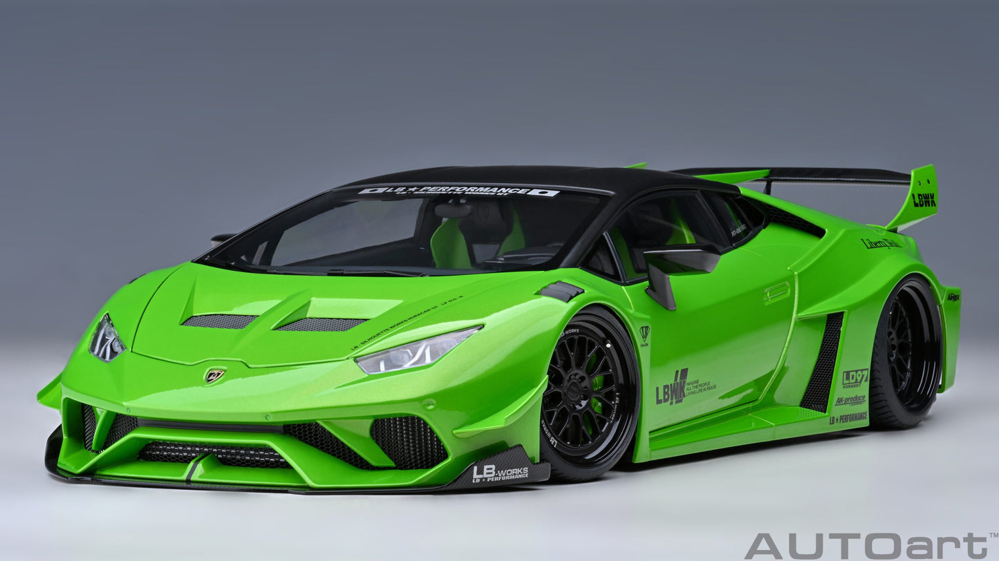 AUTOart 1:18 Liberty Walk LB Silhouette Lamborghini Huracan GT (Pearl Green) 79128