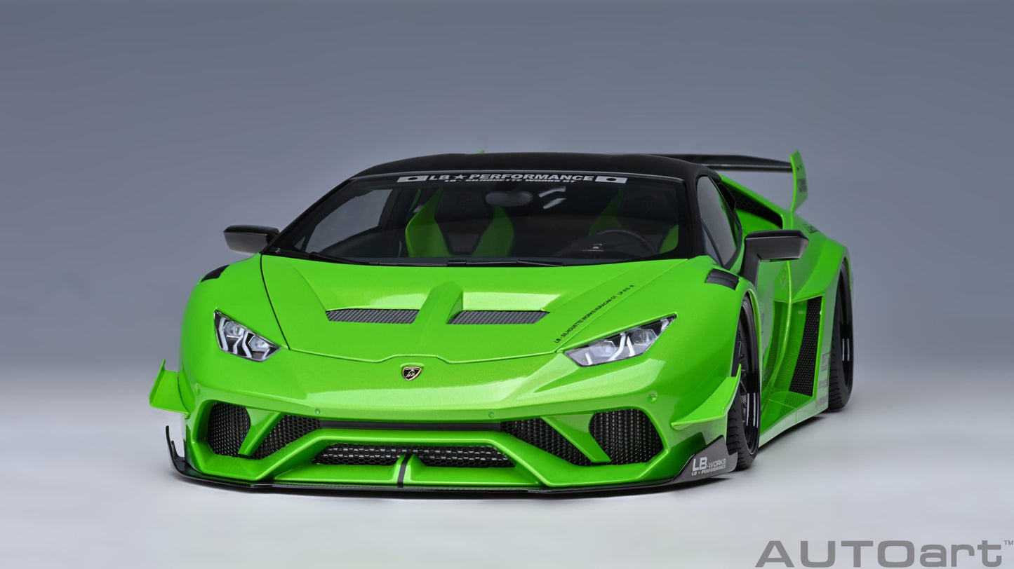 AUTOart 1:18 Liberty Walk LB Silhouette Lamborghini Huracan GT (Pearl Green) 79128