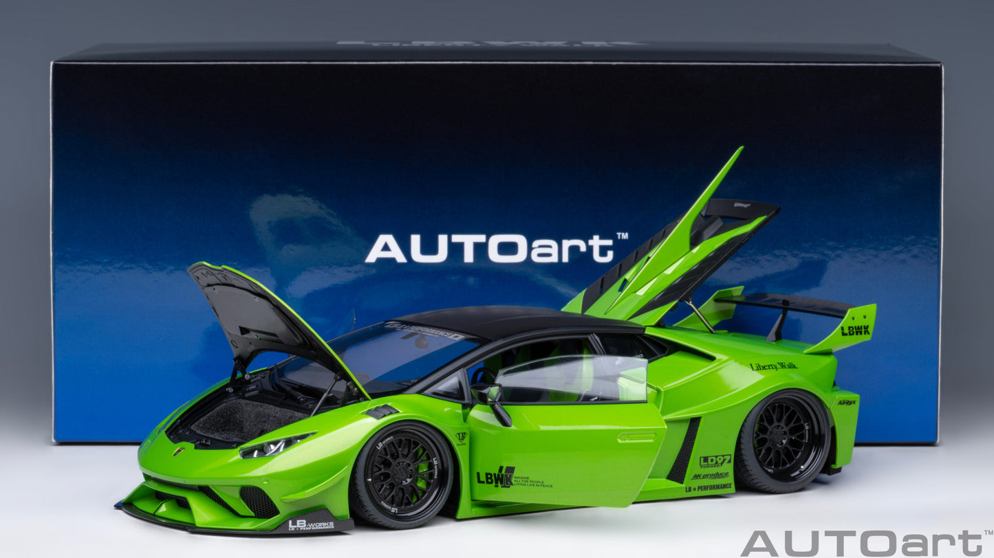 AUTOart 1:18 Liberty Walk LB Silhouette Lamborghini Huracan GT (Pearl Green) 79128