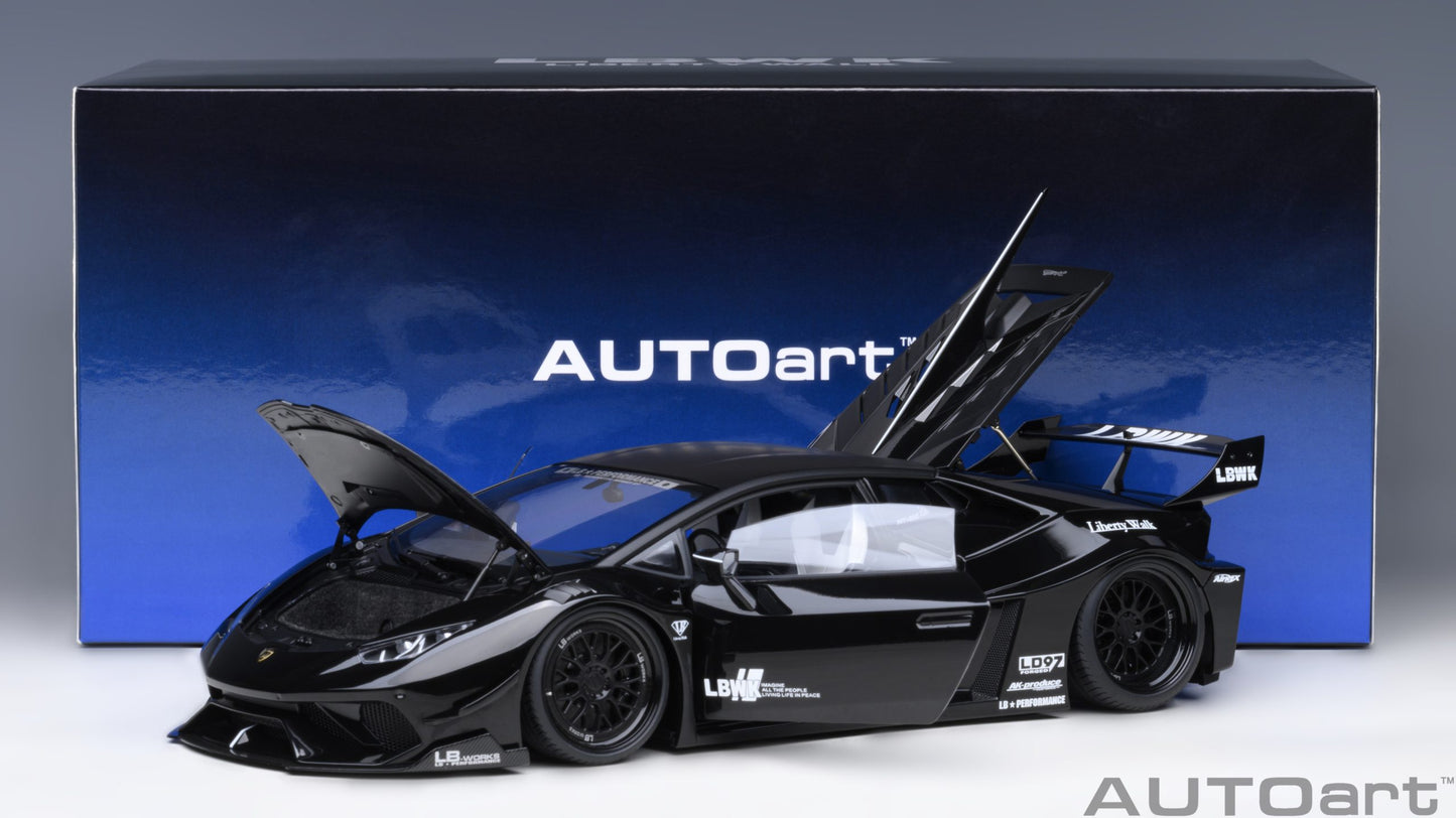 AUTOart 1:18 Liberty Walk LB Silhouette Lamborghini Huracan GT (Black) 79129