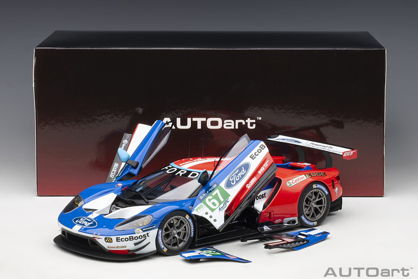 AUTOart 1:18 Ford GT Le Mans 2017 #67 P.Deravi/ A.Priaulx/ H.Tincknell 81710