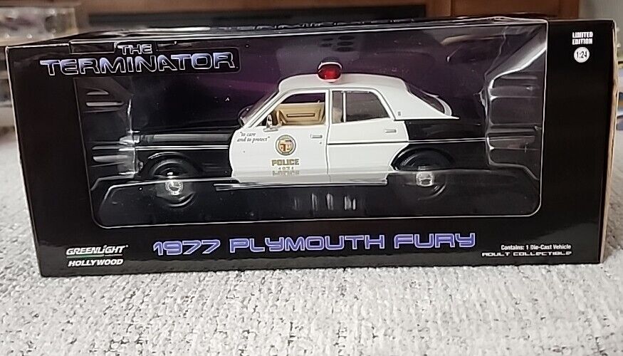 GreenLight 1:24 The Terminator (1984) - 1977 Plymouth Fury - Metropolitan Police 84193