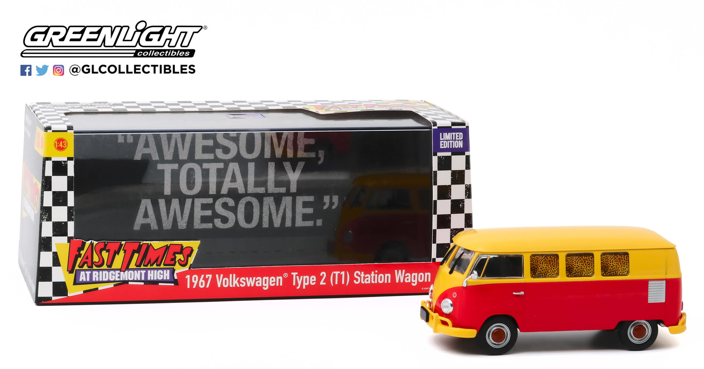 GreenLight 1:43 Fast Times at Ridgemont High (1982) - 1967 Volkswagen Type 2 (T1) Station Wagon 86554