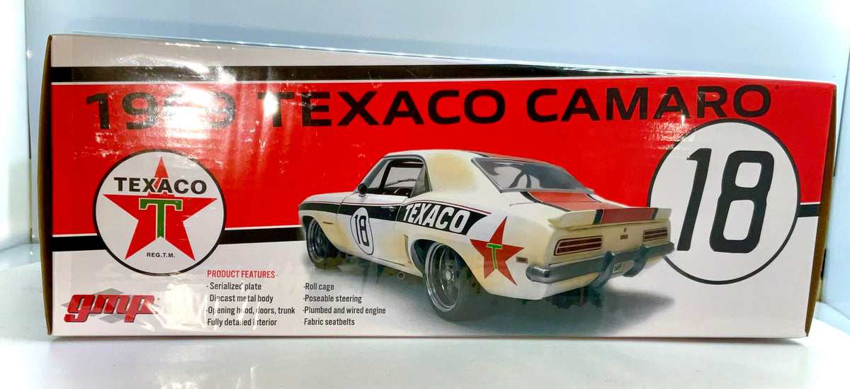 GMP 1:18 GMP Pro Touring 1969 Chevrolet Camaro RS - Texaco #18 GMP-18986