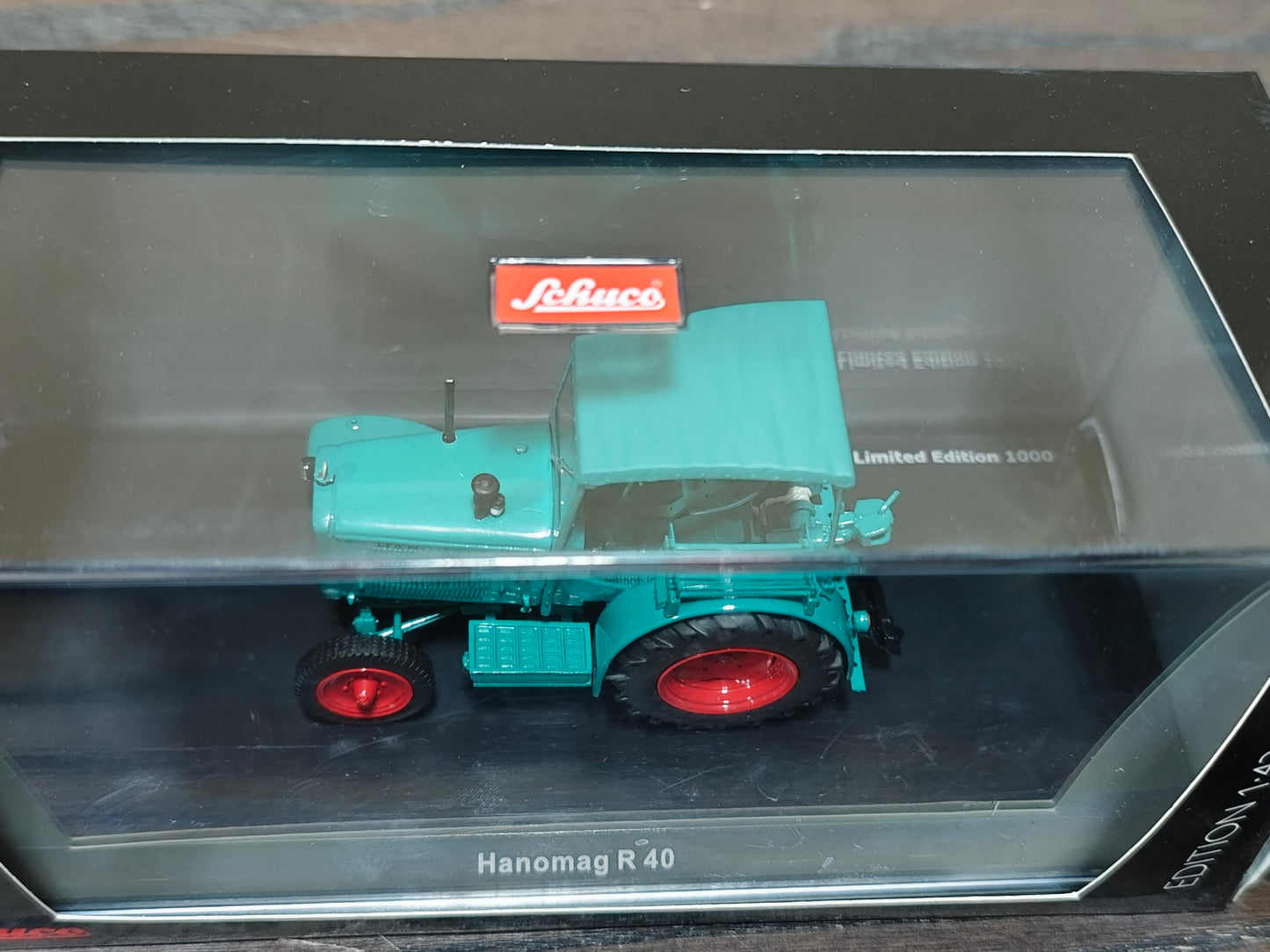 Schuco 1:43 Hanomag R40 Tractor Green 450278800 (Damaged / Clearance Final Sale)