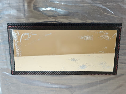 YOMA Display Case Showcase Clear Cover and Mirror Carbon Fiber Base DB32MCF (Defective / Clearance Final Sale)