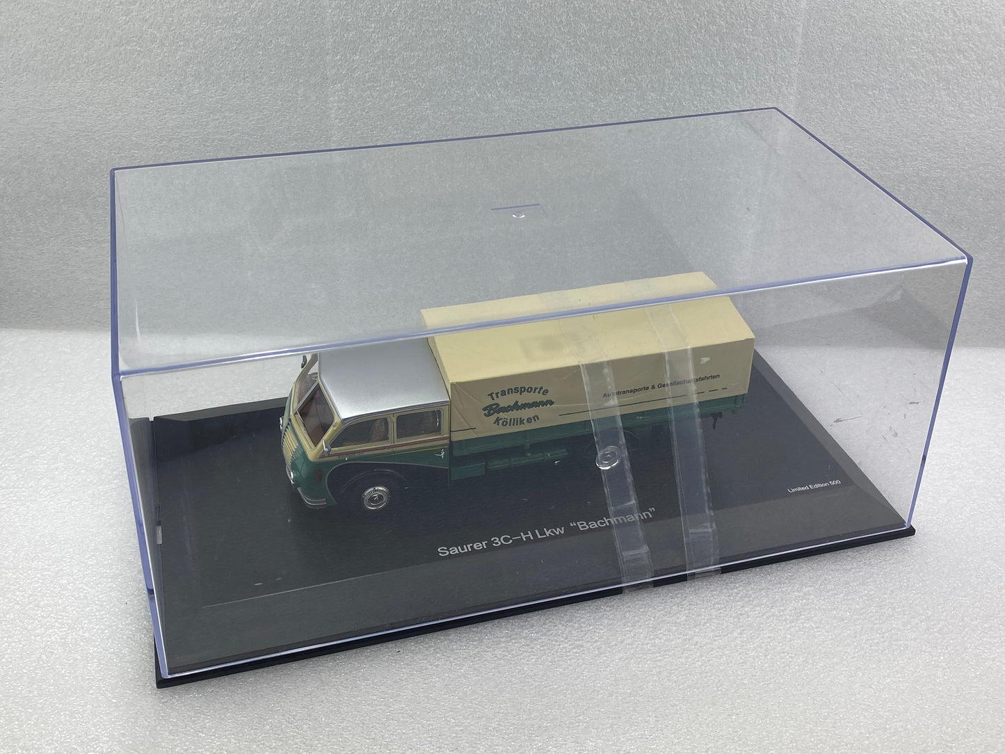 Schuco 1:43 Saurer 3C-H Truck Bachmann 450900700 (Damaged / Clearance Final Sale)