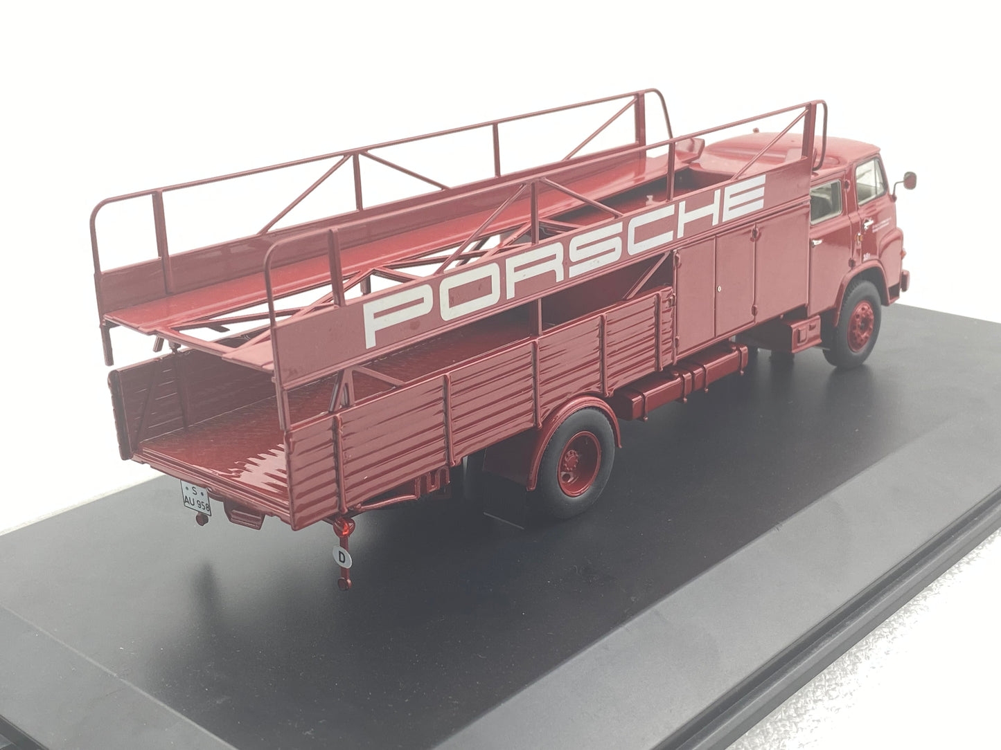 Schuco 1:43 MAN 635 Porsche Race Truck Red 450894400 (Clearance Final Sale)