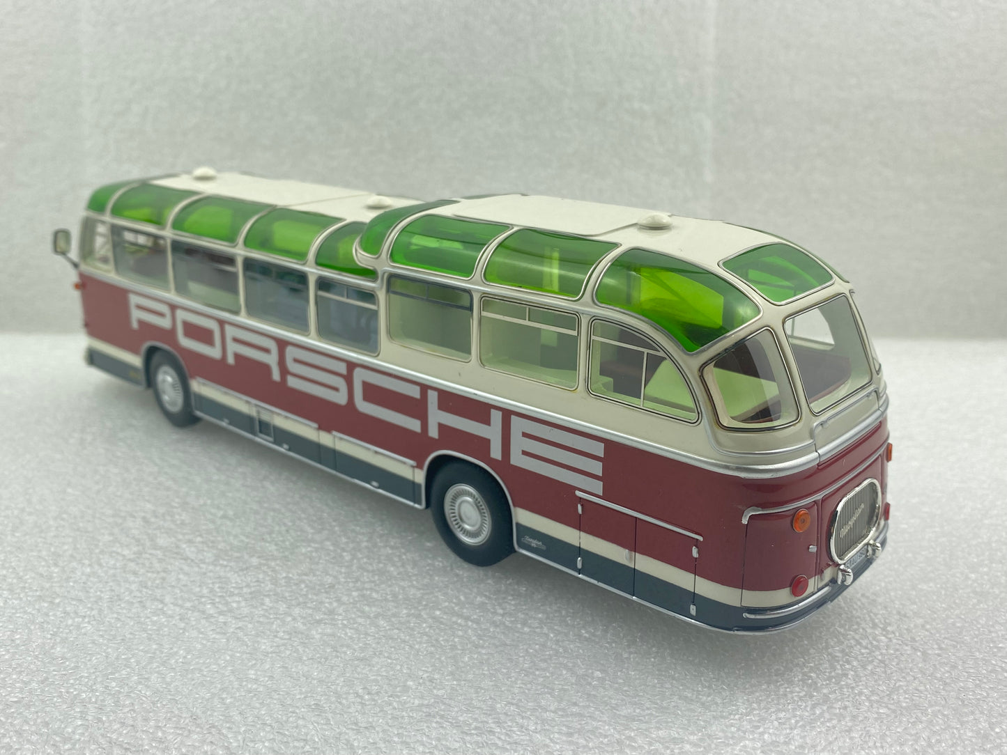 Schuco 1:43 Auwarter Neoplan FH 11 Porsche Racing Service Bus 450896600 (Clearance Final Sale)