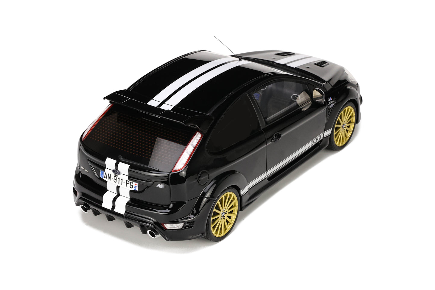 OTTO 1:18 Ford Focus Rs MK2 Le Mans 2010 Black OT1008