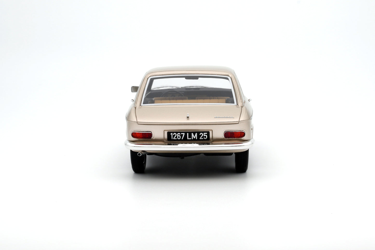 OTTO 1:18 1965 Peugeot 204 Coupe Beige Metal 1129 OT1024