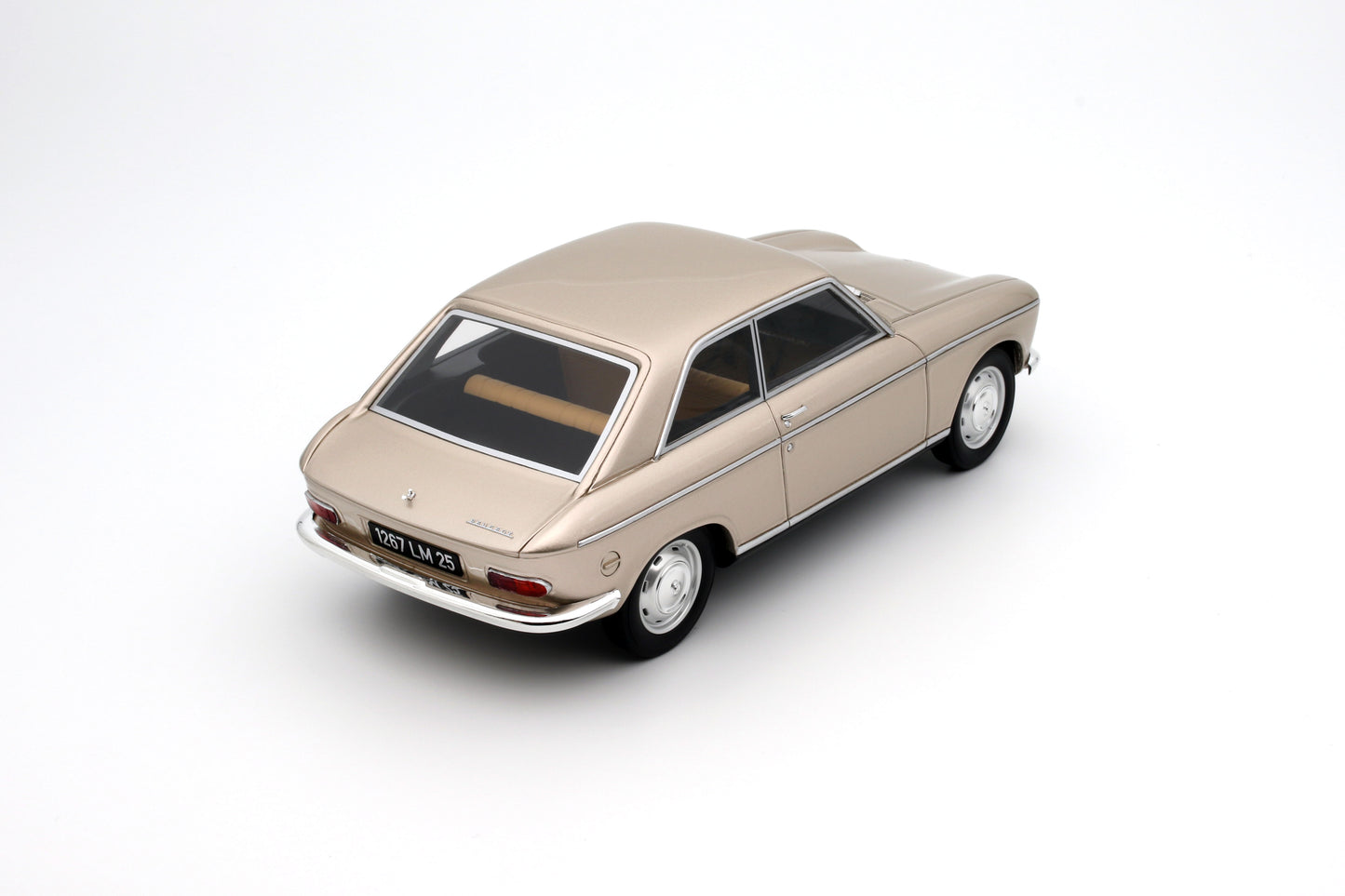 OTTO 1:18 1965 Peugeot 204 Coupe Beige Metal 1129 OT1024
