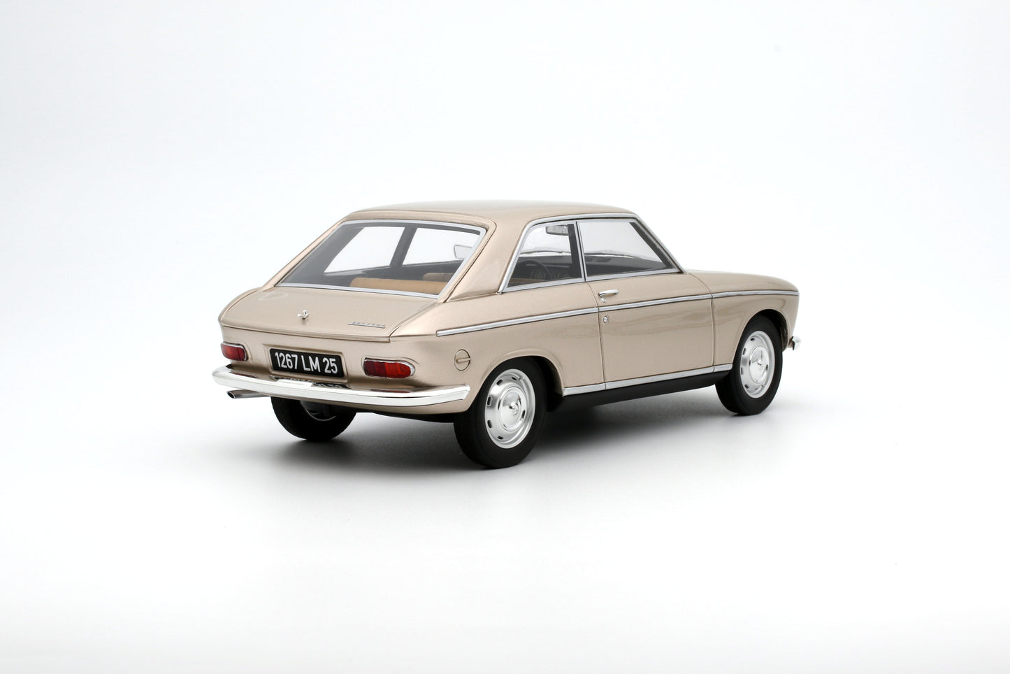 OTTO 1:18 1965 Peugeot 204 Coupe Beige Metal 1129 OT1024