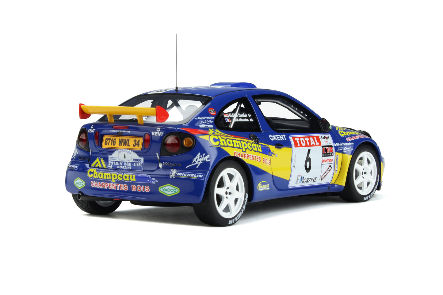 OTTO 1:18 Renault Megane Maxi #6 Rally of Monte Blanc 2000 OT960