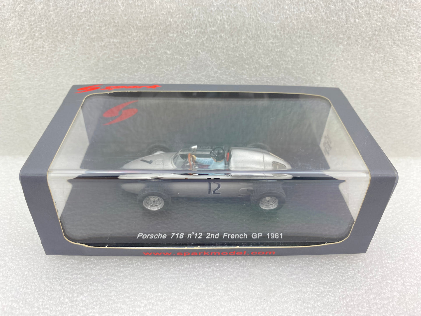 Spark 1:43 Porsche 718 #12 Dan Gurney - 2nd French GP 1961 S1865