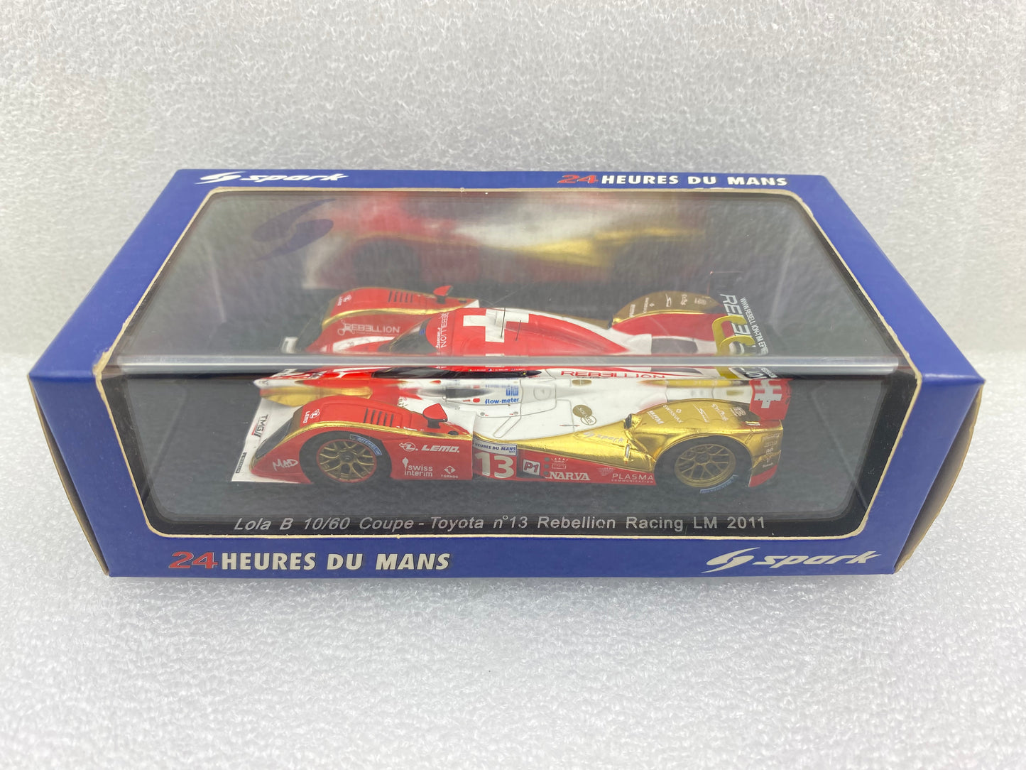 Spark 1:43 Lola B 10/60 Coupe Toyota #13 Rebellion Racing Le Mans 2011 S2528
