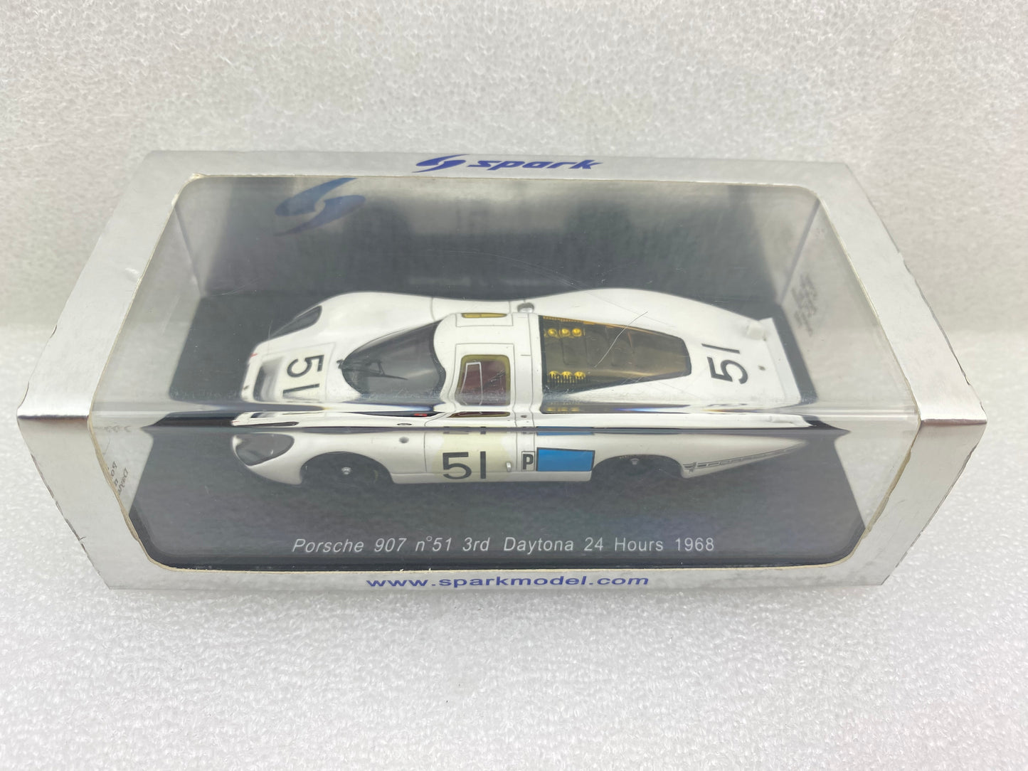 Spark 1:43 Porsche 907 #51 3rd Daytona 24 Hours 1968 S2986