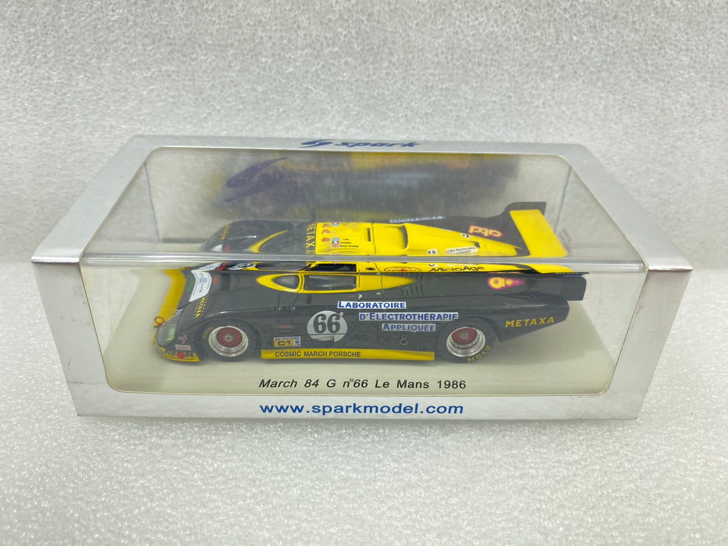 Spark 1:43 March 84 G #66 C.Los/R.Touroul/N.Crang Le Mans 1986 S2994